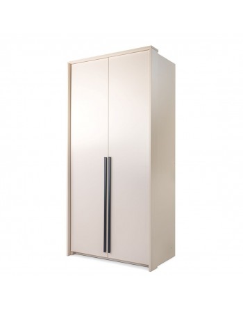 Zweitüriger Kleiderschrank Sandbeige...