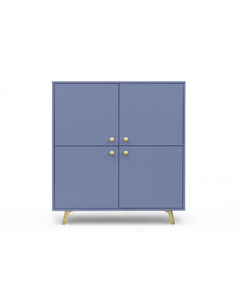 Blue Kommode Schrank Wohnzimmer SIENA 4D