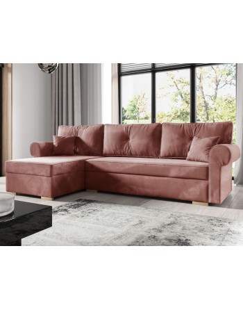 Ecksofa links L-Form Wohnzimmer FINO