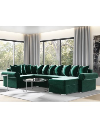 Ecksofa links weichen Kissen GRANDIO
