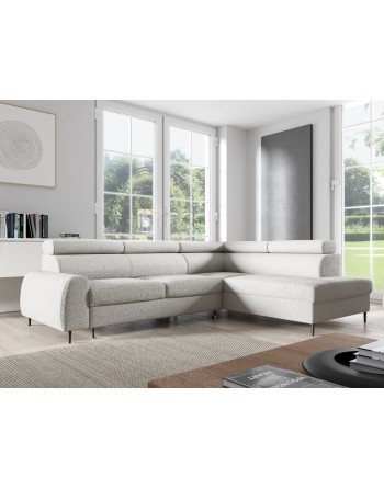 Gepolstertes Ecksofa rechts mit...
