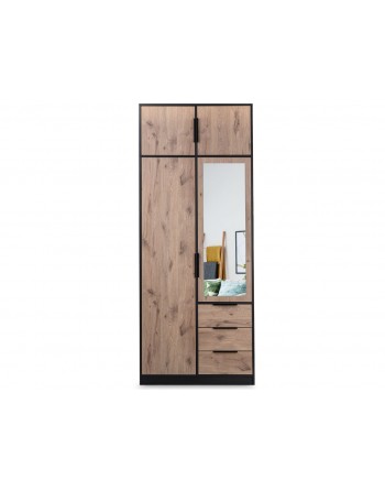Garderobe mit Schrankaufsatz LATI 2D...