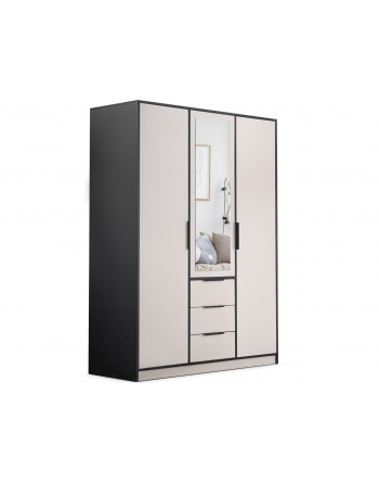 Kleiderschrank Lati D3 mit spiegiel...