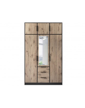Kleiderschrank mit Schrankaufsatz...