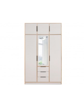 Kleiderschrank mit Schrankaufsatz...