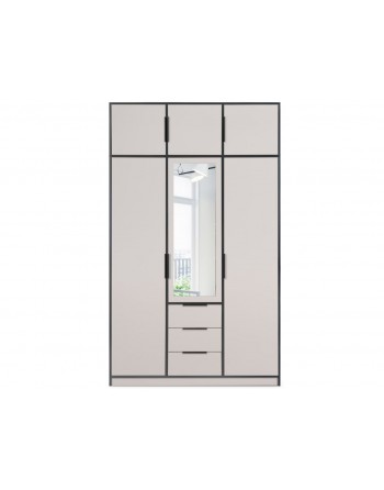 Kleiderschrank mit Schrankaufsatz...