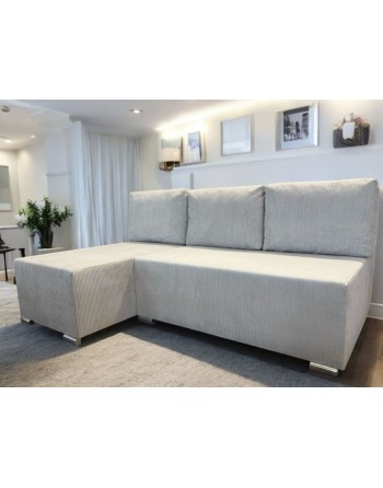 Cord Ecksofa mit Schlaffunktion und...