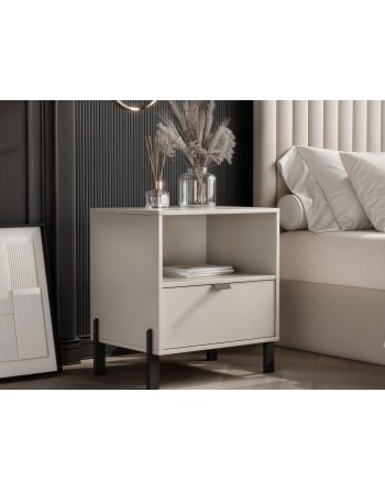 Nachttisch CREMONA sandbeige