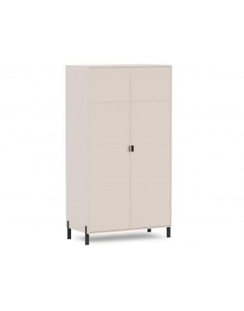 Zweitüriger Kleiderschrank CREMONA beige