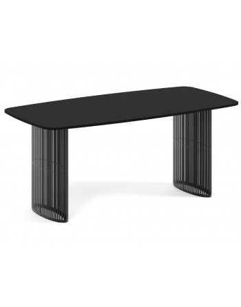 Ausziehtisch 160 cm ARDIA schwarz