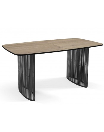 Ausziehtisch 200 cm ARDIA schwarz