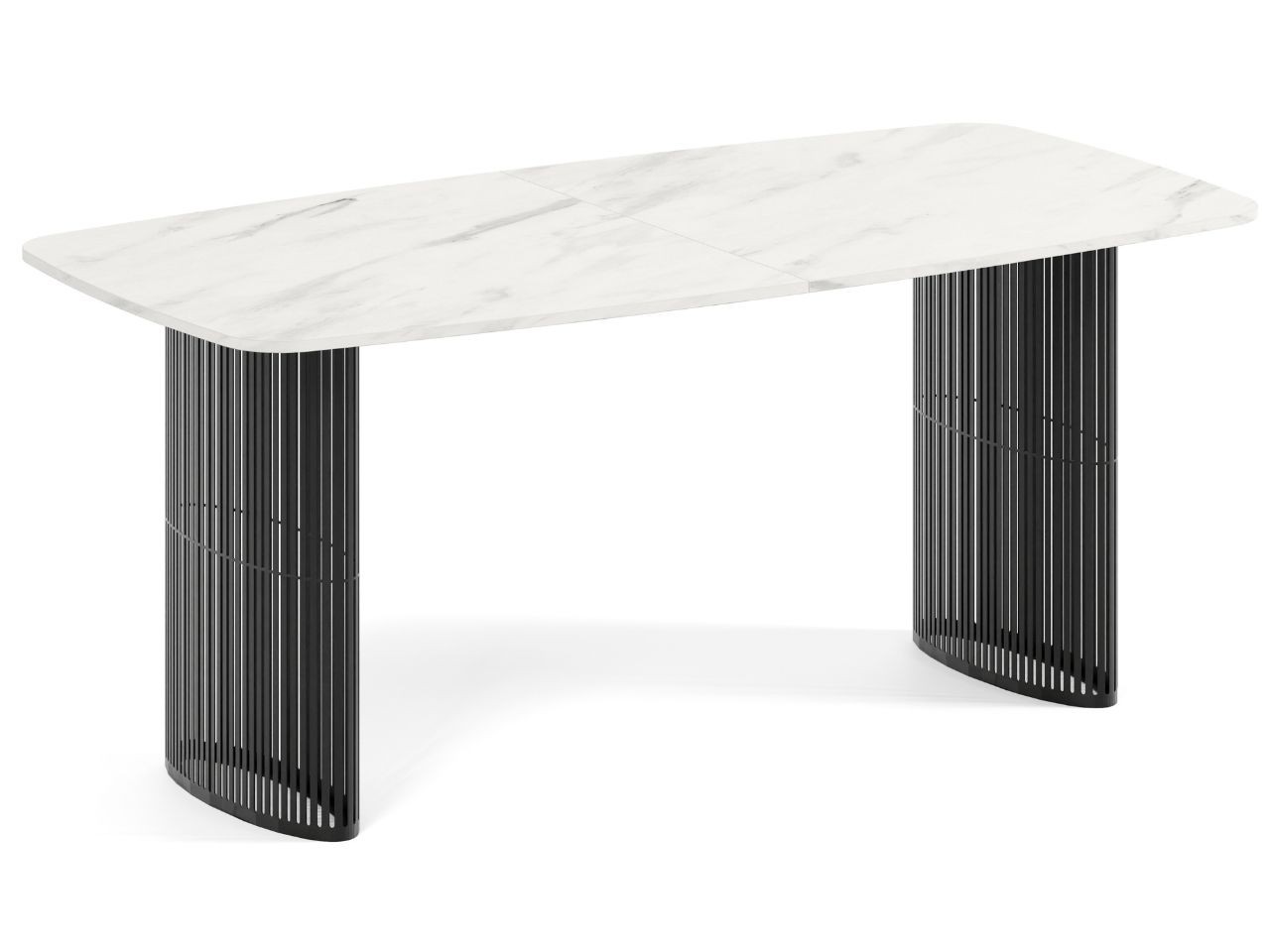 schwarz/marmor bianco